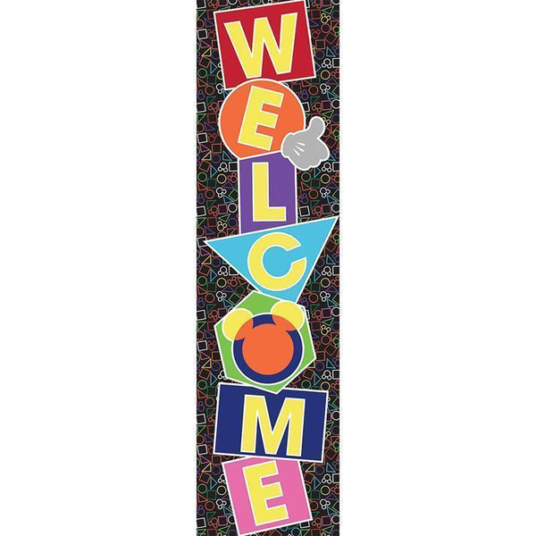 GEO MICKEY VERTICAL BANNER-Learning Materials-JadeMoghul Inc.