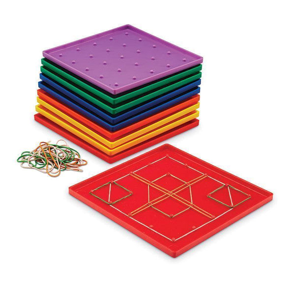 GEOBOARD 5 X 5 PLASTIC 7 10-PK-Learning Materials-JadeMoghul Inc.