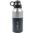 GeoJug 32-Ounce Stainless Steel Vacuum-Insulated Water Bottle (Black)-Storage Containers & Accessories-JadeMoghul Inc.