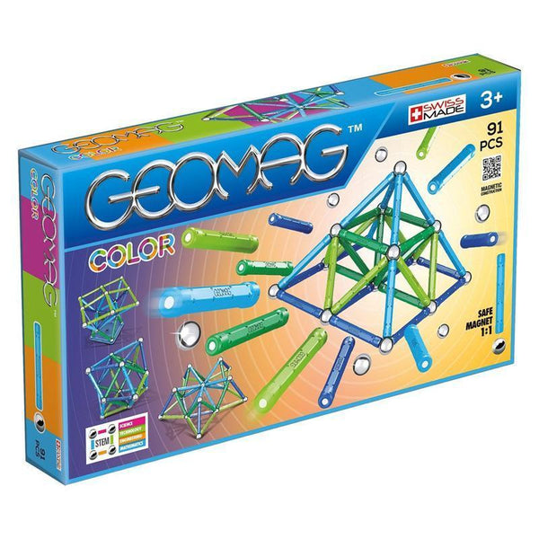 GEOMAG COLOR - 91 PCS-Toys & Games-JadeMoghul Inc.