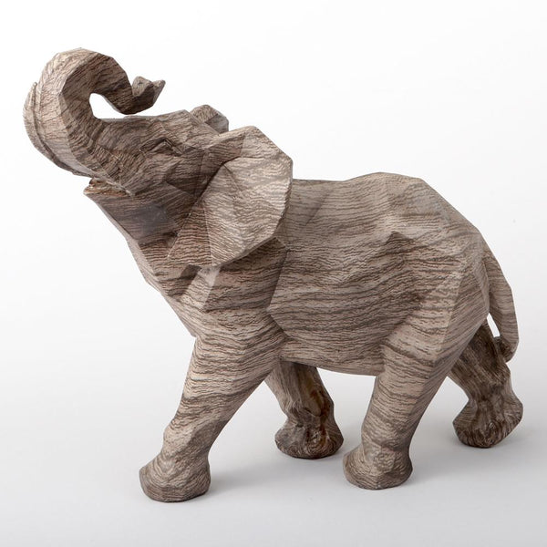 Geometric elephant - jumbo - from gifts by fashioncraft-Wedding Cake Accessories-JadeMoghul Inc.