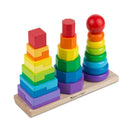 GEOMETRIC STACKER-Toys & Games-JadeMoghul Inc.