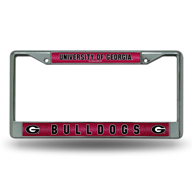 Audi License Plate Frame Georgia Bling Chrome Frame