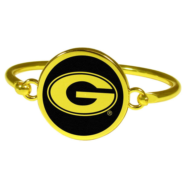 Georgia Bulldogs Gold Tone Bangle Bracelet-NCAA,Georgia Bulldogs,Jewelry & Accessories-JadeMoghul Inc.