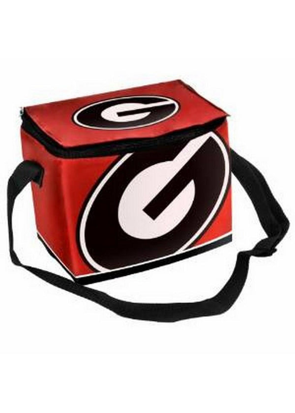 Georgia Bulldogs Insulated Lunch Bag - Red-LICENSED NOVELTIES-JadeMoghul Inc.
