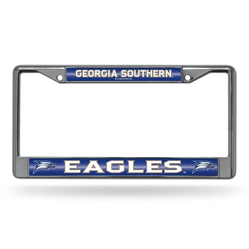 Audi License Plate Frame Georgia Southern Bling Chrome Frame