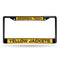 Black License Plate Frame Georgia Tech Black Laser Chrome Frame