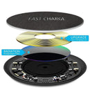 GETIHU Qi Wireless Charger 10W Fast For iPhone 8 Plus X Wireless Charging Pad For Samsung S8 Note 8 QC Wirless Charger for Phone-China-Black with Box-Black with Box-JadeMoghul Inc.