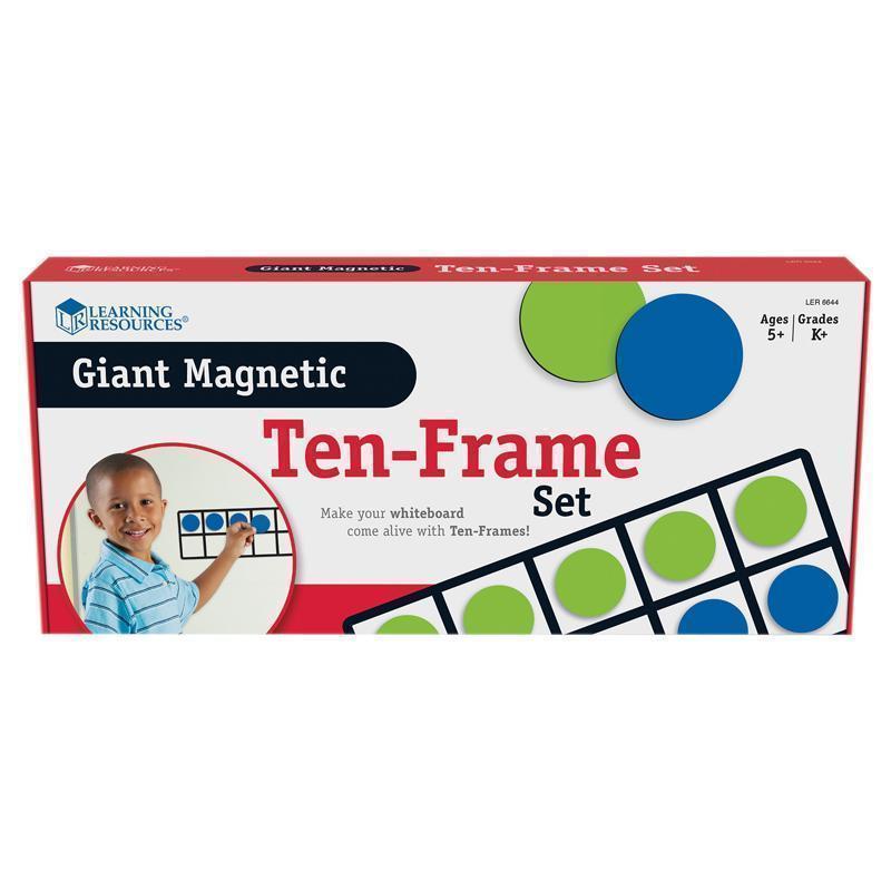 GIANT MAGNETIC TEN FRAME SET 4-Learning Materials-JadeMoghul Inc.