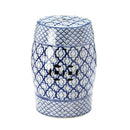 Home Decor Ideas Blue And White Ceramic Decorative Stool