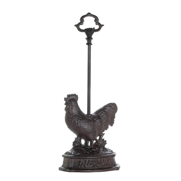 Home Decor Ideas Rooster Door Stopper With Handle