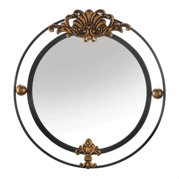 Gifts Cheap Home Decor Regal Wall Mirror With Gold Accent Koehler