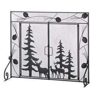 Gifts Cheap Home Decor Woodland Forest Fireplace Screen Koehler