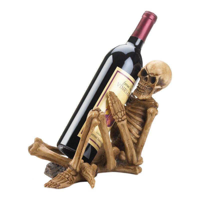 Home Decor Ideas Skeleton Wine Bottle Holder
