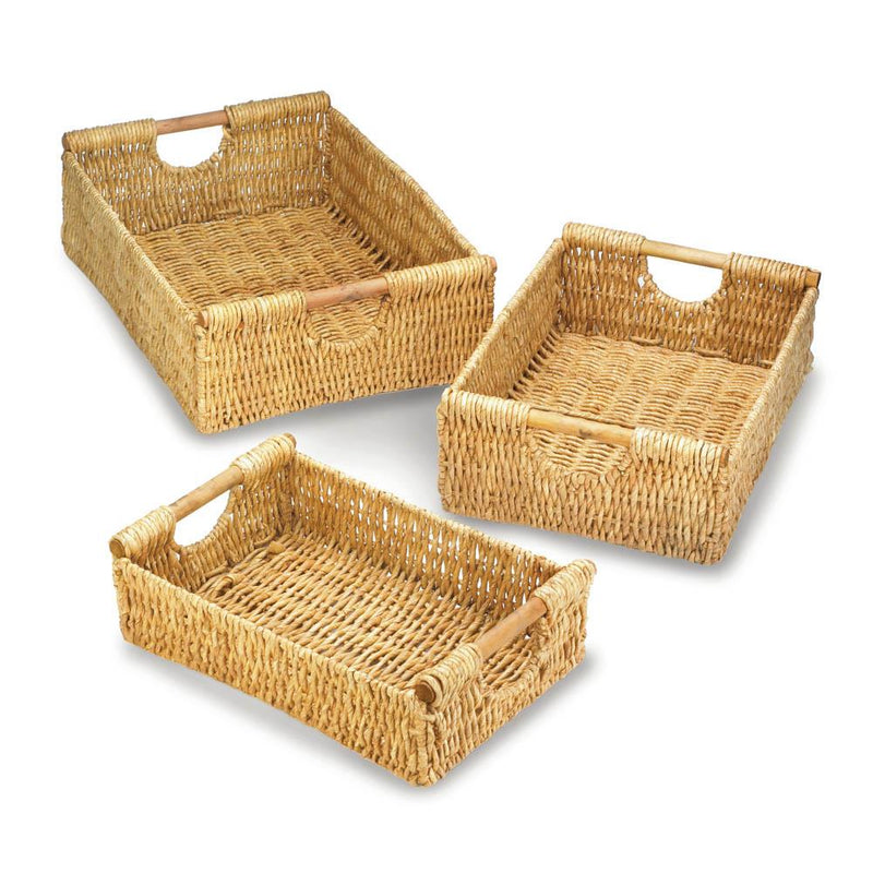 Cheap Home Decor Maize Nesting Basket Set