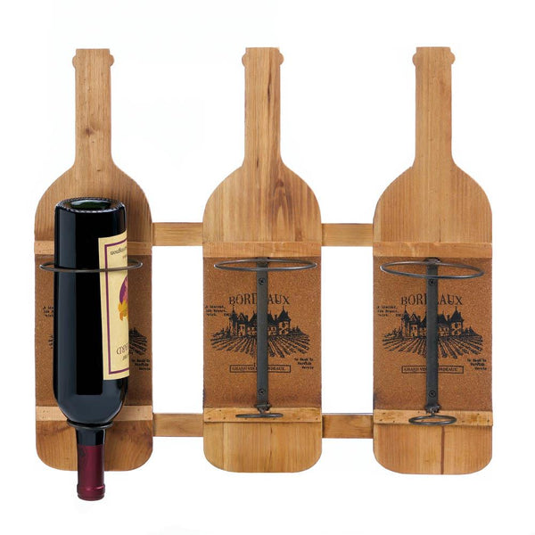 Home Decor Ideas Bordeaux Wooden Wine Bottle Holder