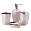 Decoration Ideas Rose Golden Shimmer Bath Accessories