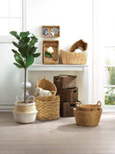 Gifts Decoration Ideas Brown Wicker Basket Trio Koehler