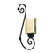 Candle Sconces Iridescent Glass Scroll Wall Sconce