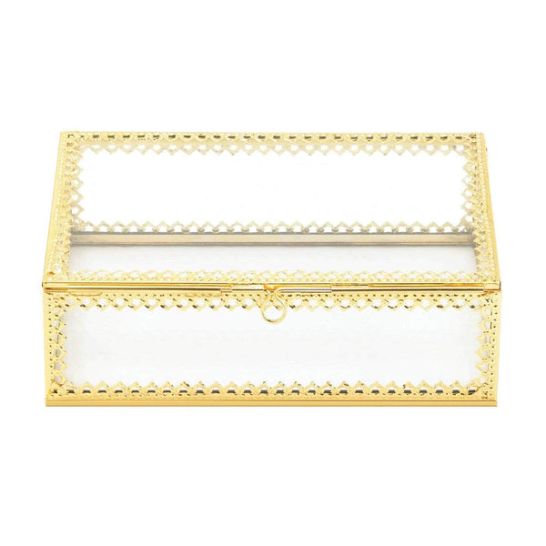 Home Decor Ideas Gold Motif Jewelry Box
