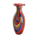 Cheap Home Decor Swirl Of Colors Art Glass Vase