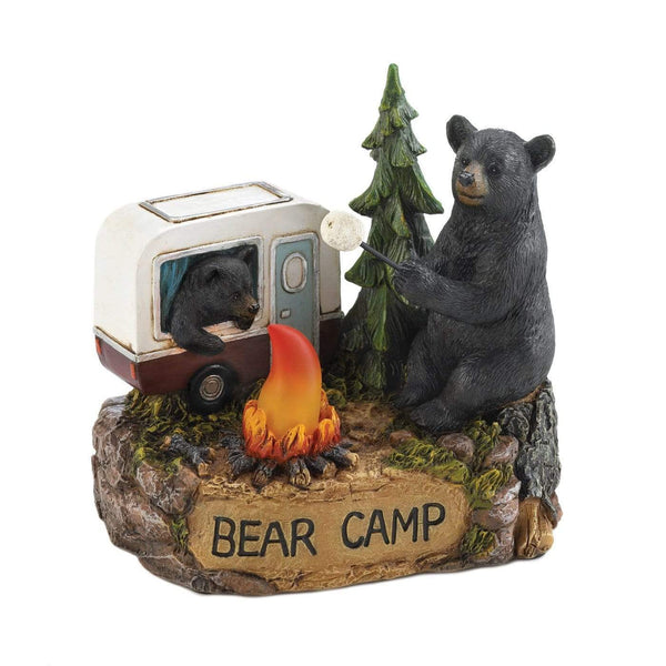 Gifts Home Decor Ideas Camping Bear Family Light Up Figurine Koehler