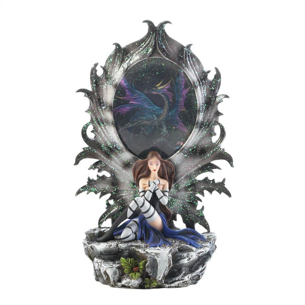 Home Decor Ideas Fairy And Dragon Lighted Figurine