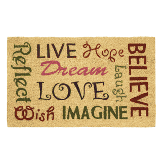 Gifts Living Room Decor Words Of Wisdom Welcome Mat Koehler