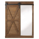 Cheap Home Decor Chalkboard And Mirror With Barn Door