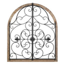 Home Decor Ideas Arched Wood And Iron Wall Decor