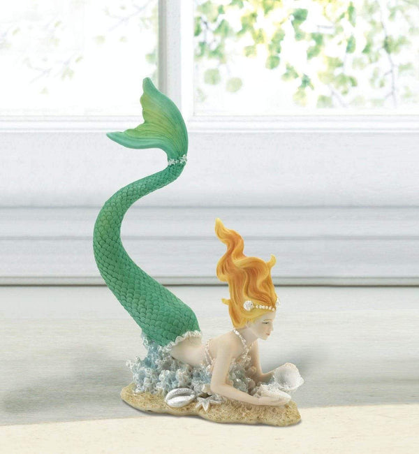 Gifts Modern Living Room Decor Resting Tail Up Mermaid Figurine Koehler