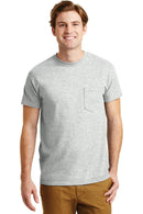 Gildan - Dry lend 50 Cotton 50 Poly Pocket T-Shirt. 8300-T-shirts-Ash Grey-3XL-JadeMoghul Inc.