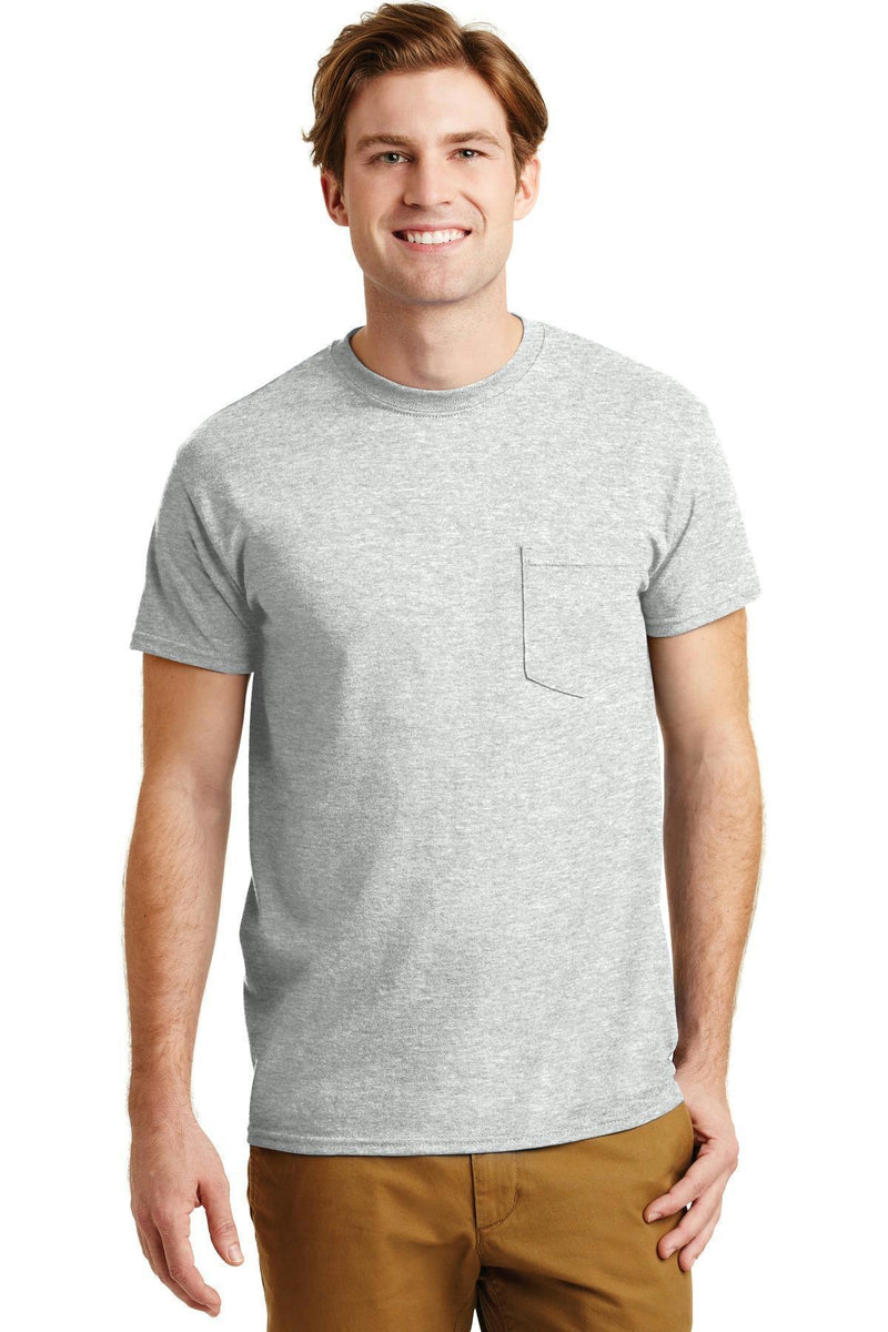 Gildan - Dry lend 50 Cotton 50 Poly Pocket T-Shirt. 8300-T-shirts-Ash Grey-3XL-JadeMoghul Inc.