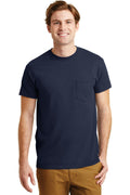 Gildan - Dry lend 50 Cotton 50 Poly Pocket T-Shirt. 8300-T-shirts-Navy-3XL-JadeMoghul Inc.