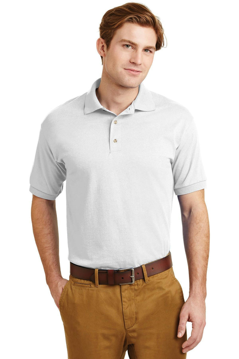 Gildan - DryBlend 6-Ounce Jersey Knit Sport Shirt. 8800-Polos/knits-White-5XL-JadeMoghul Inc.