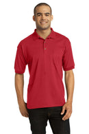 Gildan DryBlend 6-Ounce Jersey Knit Sport Shirt with Pocket. 8900-Polos/knits-Red-5XL-JadeMoghul Inc.