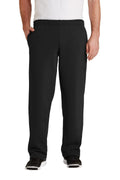 Gildan - DryBlend Open Bottom Sweatpant. 12300-Sweatshirts/Fleece-Black-S-JadeMoghul Inc.