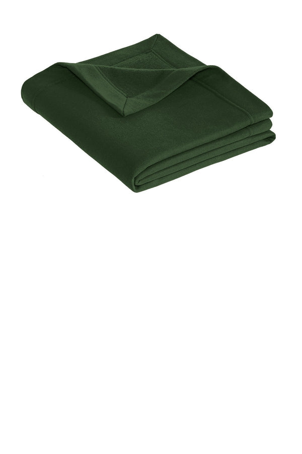 Gildan DryBlend Stadium Blanket. 12900-Accessories-Forest Green-OSFA-JadeMoghul Inc.