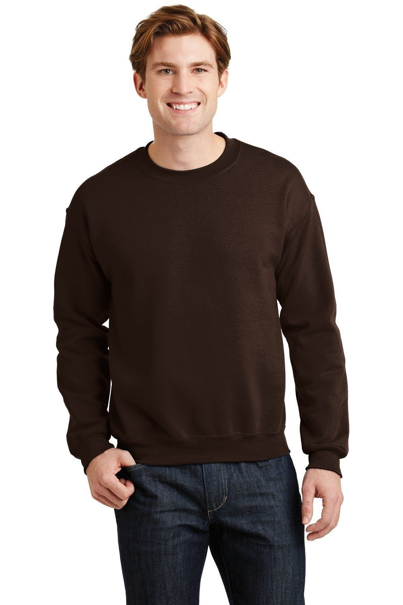 Gildan - Heavy Blend Crewneck Sweatshirt. 18000-Sweatshirts/Fleece-Dark Chocolate-S-JadeMoghul Inc.