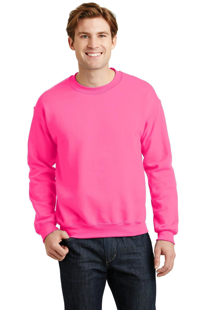 Gildan - Heavy Blend Crewneck Sweatshirt. 18000-Sweatshirts/fleece-Safety Pink-2XL-JadeMoghul Inc.