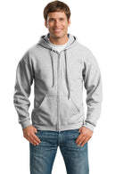 Gildan - Heavy Blend Full-Zip Hooded Sweatshirt. 18600-Sweatshirts/fleece-Ash Grey-L-JadeMoghul Inc.