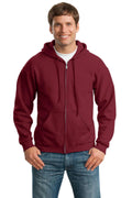 Gildan - Heavy Blend Full-Zip Hooded Sweatshirt. 18600-Sweatshirts/fleece-Cardinal-S-JadeMoghul Inc.