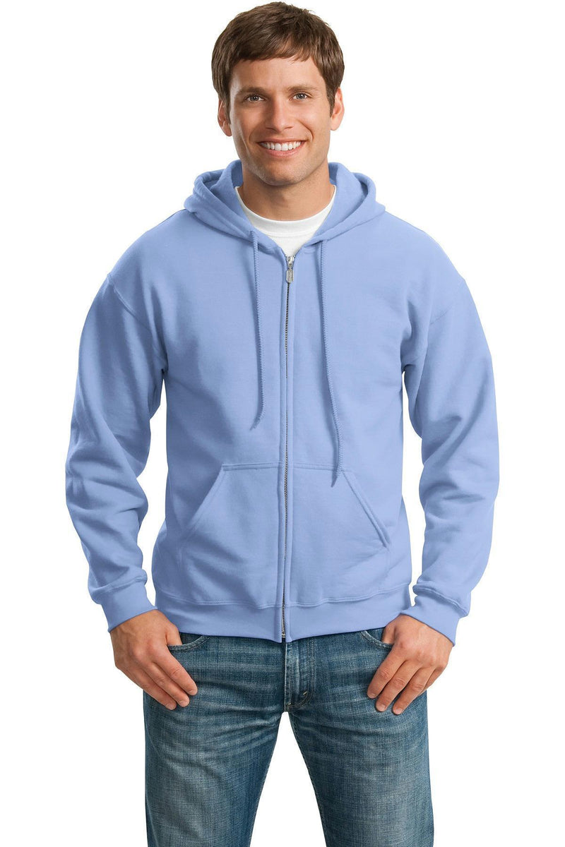Gildan - Heavy Blend Full-Zip Hooded Sweatshirt. 18600-Sweatshirts/fleece-Carolina Blue-2XL-JadeMoghul Inc.