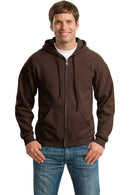 Gildan - Heavy Blend Full-Zip Hooded Sweatshirt. 18600-Sweatshirts/fleece-Dark Chocolate-5XL-JadeMoghul Inc.