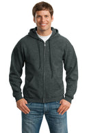 Gildan - Heavy Blend Full-Zip Hooded Sweatshirt. 18600-Sweatshirts/fleece-Dark Heather Grey-5XL-JadeMoghul Inc.