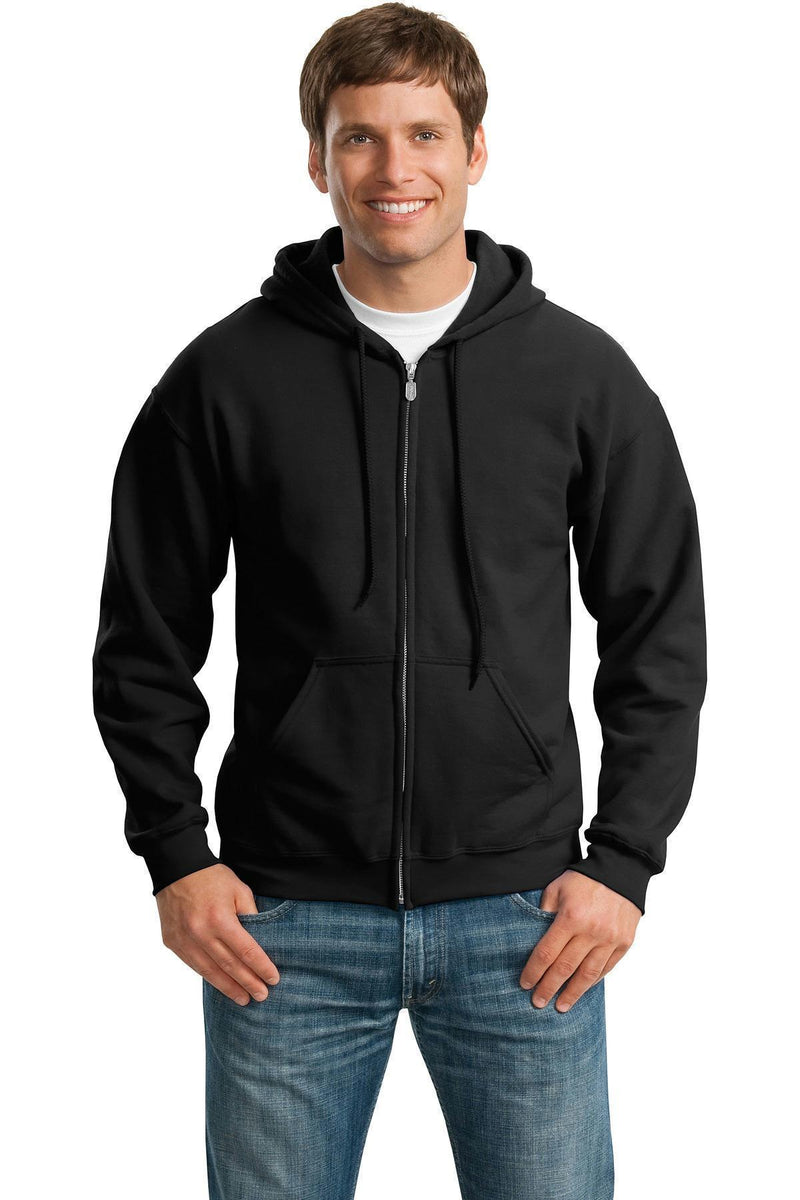 Gildan - Heavy Blend Full-Zip Hooded Sweatshirt. 18600-Sweatshirts/fleece-Forest Green-5XL-JadeMoghul Inc.