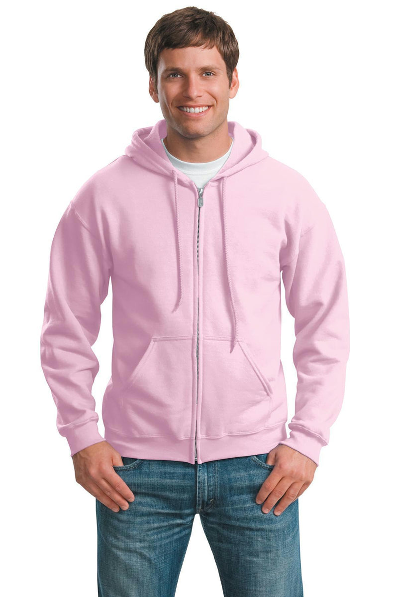 Gildan - Heavy Blend Full-Zip Hooded Sweatshirt. 18600-Sweatshirts/fleece-Light Pink-5XL-JadeMoghul Inc.