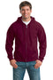 Gildan - Heavy Blend Full-Zip Hooded Sweatshirt. 18600-Sweatshirts/fleece-Maroon-5XL-JadeMoghul Inc.