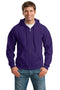 Gildan - Heavy Blend Full-Zip Hooded Sweatshirt. 18600-Sweatshirts/fleece-Purple-4XL-JadeMoghul Inc.