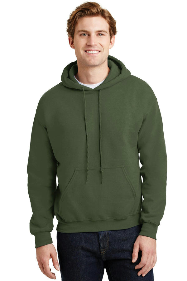 Gildan - Heavy Blend Hooded Sweatshirt. 18500-Sweatshirts/fleece-Military Green-5XL-JadeMoghul Inc.